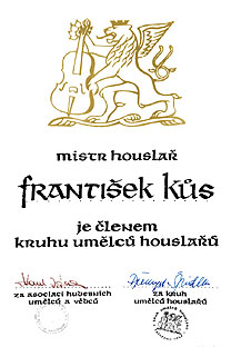 Frantisek Kus, Mitglied von Geigenmachergemeinschaft